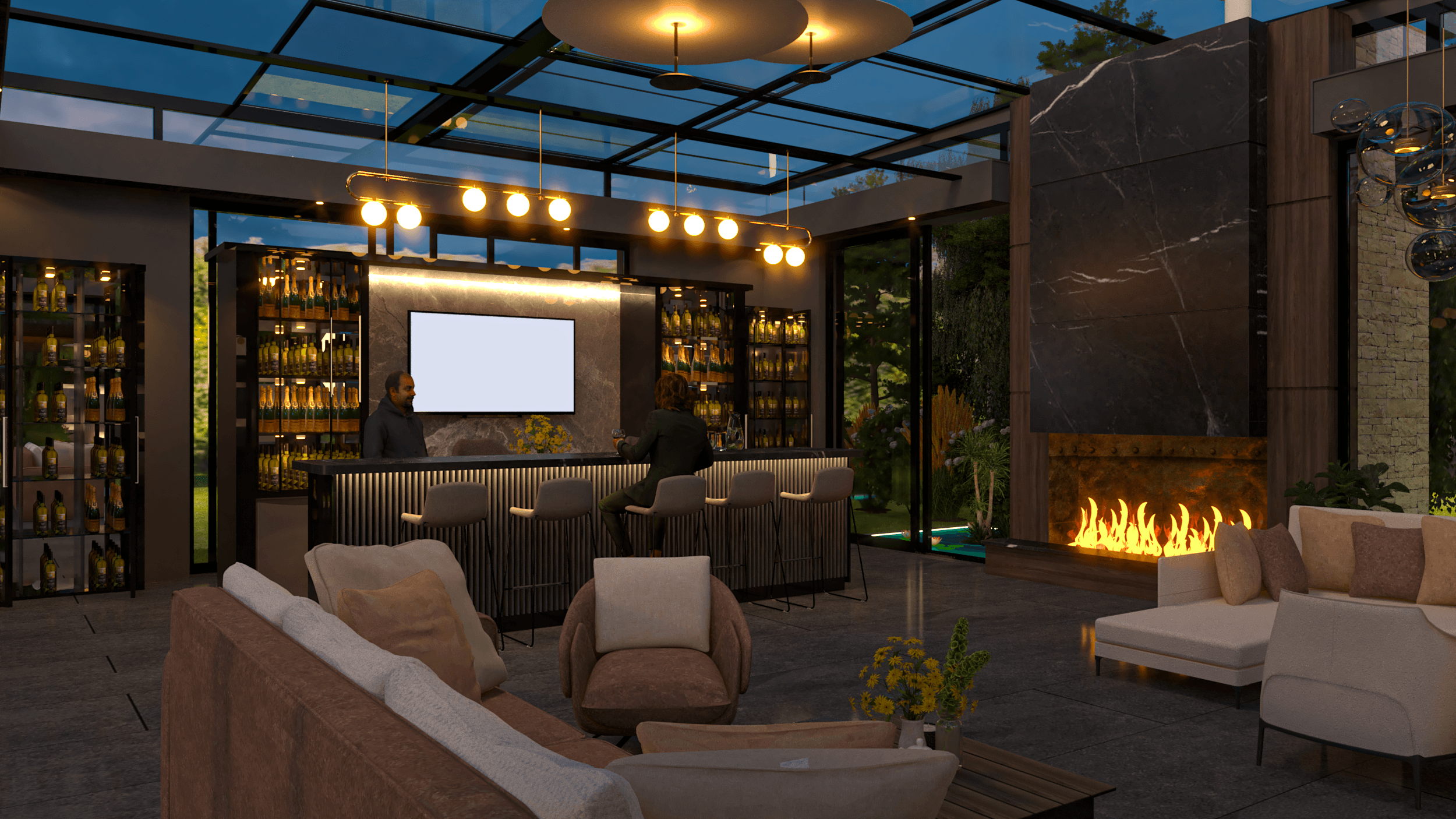 Outhouse at Hashoo House Islamabad